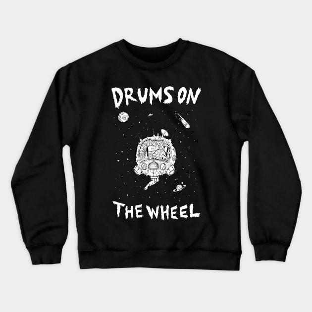 Drums On The Wheel - Aesp Rock - Illustrated Lyrics Crewneck Sweatshirt by bangart